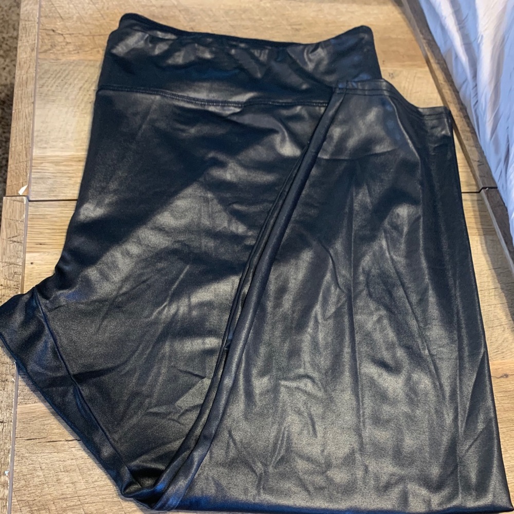 Worn Once Wild Fable Pleather Leggings